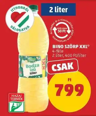 PENNY Bino Szörp XXL ajánlat