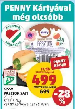 PENNY Sissy Pásztor Sajt ajánlat