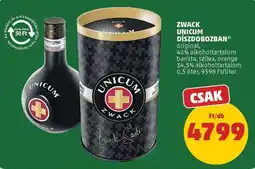 PENNY Zwack Unicum Díszdobozban ajánlat