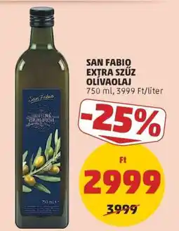PENNY San Fabio Extra Szűz Olívaolaj ajánlat