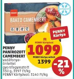 PENNY PENNY Panírozott Camembert ajánlat