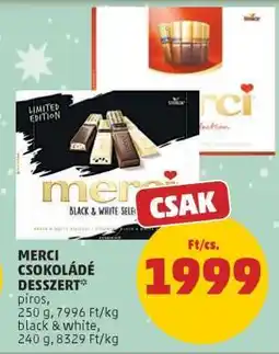 PENNY Merci Csokoládé Desszert ajánlat