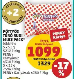 PENNY Pöttyös Túró Rudi Multipack ajánlat