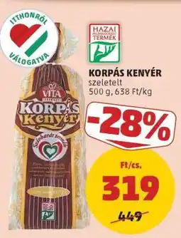 PENNY Korpás Kenyér ajánlat