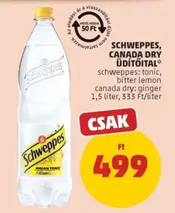 PENNY SCHWEPPES, CANADA DRY ÜDÍTŐITAL ajánlat