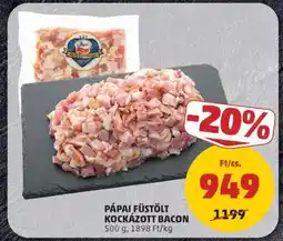 PENNY Pápai füstölt, kockázott bacon ajánlat