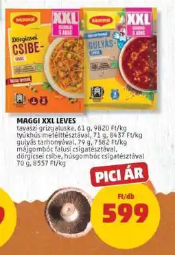 PENNY MAGGI XXL LEVES ajánlat