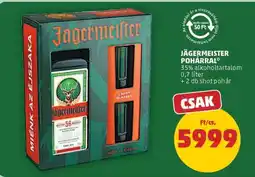 PENNY Jägermeister pohárral ajánlat