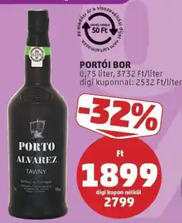PENNY Portói Bor ajánlat