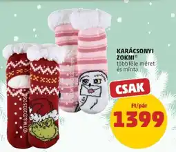 PENNY Karácsonyi zokni ajánlat