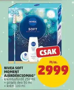 PENNY NIVEA SOFT MOMENT AJÁNDÉKCSOMAG ajánlat