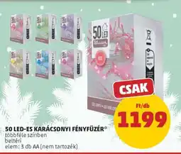 PENNY 50 LED-es Karácsonyi Fényfüzér ajánlat