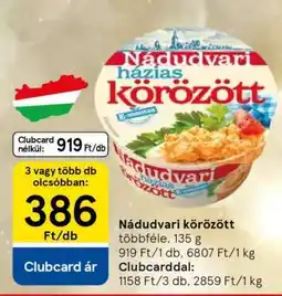 Tesco Nádudvari körözött ajánlat