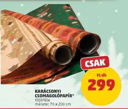 PENNY Karácsonyi csomagolópapír ajánlat