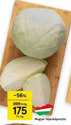Tesco Magyar fejeskáposzta ajánlat