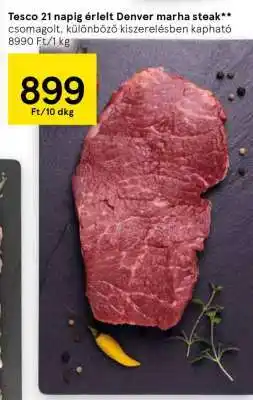 Tesco Tesco 21 napig érlelt Denver marha steak ajánlat