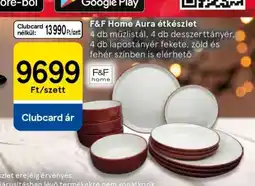 Tesco F&F Home Aura étkészlet ajánlat