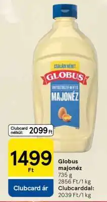 Tesco Globus Majonéz ajánlat