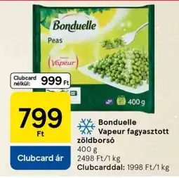 Tesco Bonduelle Vapeur fagyasztott zöldborsó ajánlat