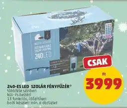 PENNY 240-ES LED SZOLÁR FÉNYFŰZÉR ajánlat