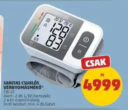 PENNY Sanitas Csuklós Vérnyomásmérő ajánlat