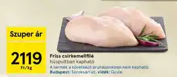 Tesco Friss csirkemellfilé ajánlat