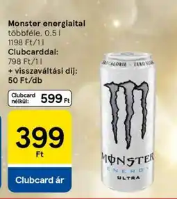 Tesco MONSTER Energiaital ajánlat