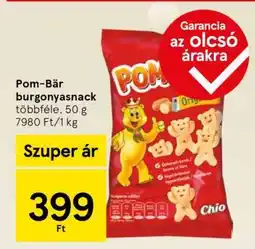 Tesco Pom-Bär burgonyasnack ajánlat