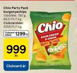 Tesco Chio Party Pack burgonyachips ajánlat