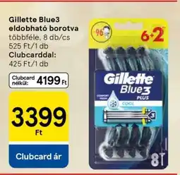 Tesco Gillette Blue3 eldobható borotva ajánlat