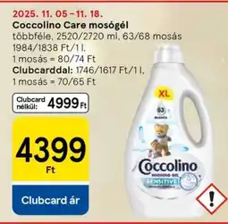 Tesco COCCOLINO CARE Mosógél ajánlat