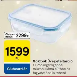 Tesco Go Cook Üveg ételtároló ajánlat