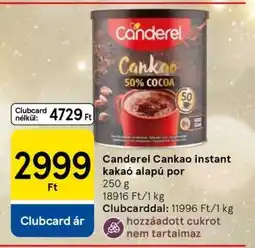 Tesco Canderel Cankao instant kakaó alapú por ajánlat
