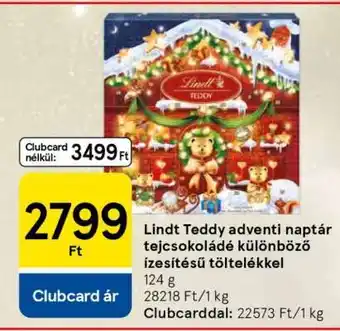 Lindt Teddy adventi naptár