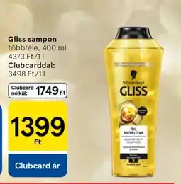 Tesco Gliss sampon ajánlat