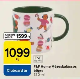 Tesco F&F Home Mézeskalácsos bögre ajánlat