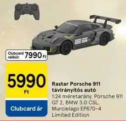 Tesco Rastar Porsche 911 távirányítós autó ajánlat
