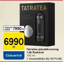 Tesco Tatratea ajándékcsomag 1 db flaskával ajánlat