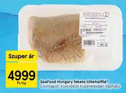 Tesco SeaFood Hungary fekete tőkehalfilé ajánlat