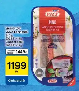 Tesco Vici füstölt vörös heringfilé ajánlat