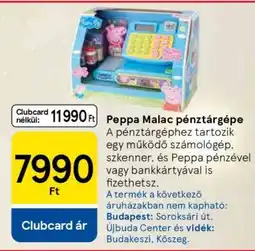 Tesco Peppa Malac pénztárgépe ajánlat