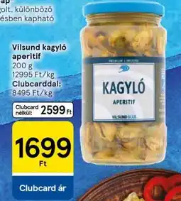 Tesco Vilsund kagyló aperitif ajánlat