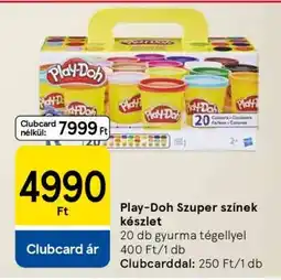 Tesco Play-Doh Szuper színek készlet ajánlat