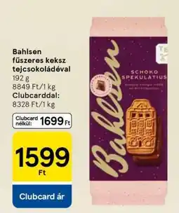 Tesco Bahlsen fűszeres keksz tejcsokoládéval ajánlat