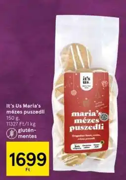 Tesco It's Us Maria's mézes puszedli ajánlat