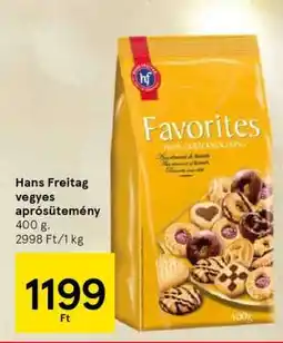 Tesco Hans Freitag vegyes aprósütemény ajánlat