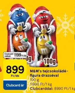 Tesco M&M's tejcsokoládé-figura drazséval ajánlat