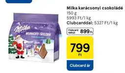 Tesco Milka karácsonyi csokoládé ajánlat
