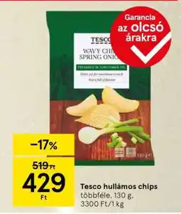 Tesco Tesco hullámos chips ajánlat