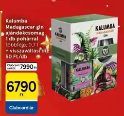 Tesco Kalumba Madagascar gin ajándékcsomag ajánlat